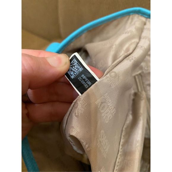 Michael Kors Robin Egg Blue Tote Saffiano Leather Purse Bag, MSRP $398 - Picture 10 of 15